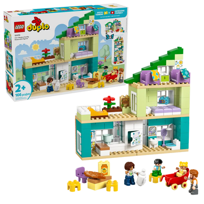 10470 Lego Duplo 3 in 1 Modern Family House with Figures - 10470