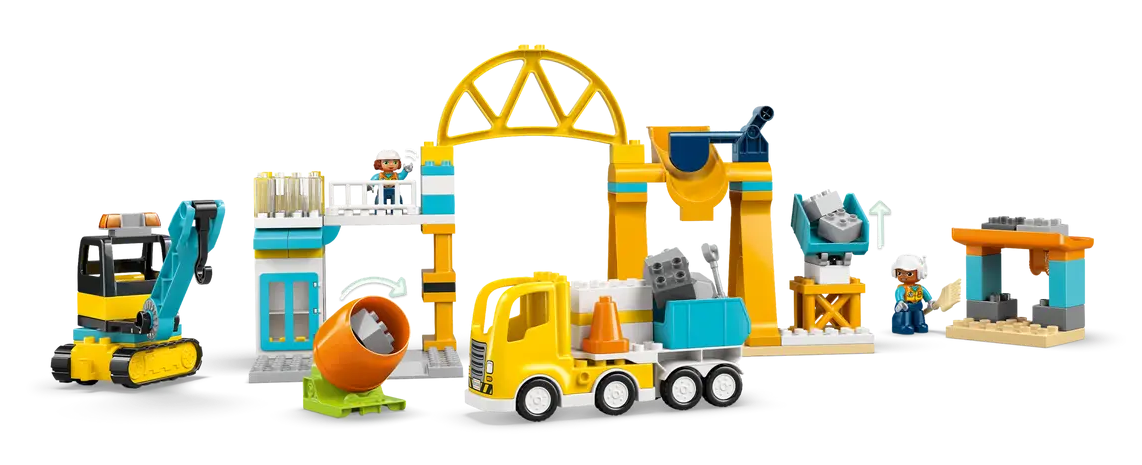 10476 Lego Duplo 3 in 1 Construction Site and Vehicles - 10476