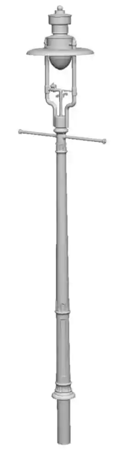 O Gauge - Detailing - GWR No2 Circular Column Suggs Lamps x5