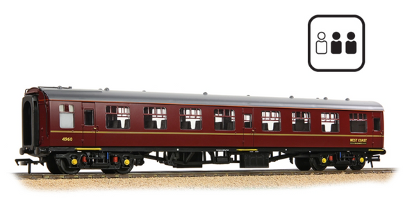 BR Mk1 TSO Tourist Second Open WCRC Maroon (Passengers Fitted) No.4960