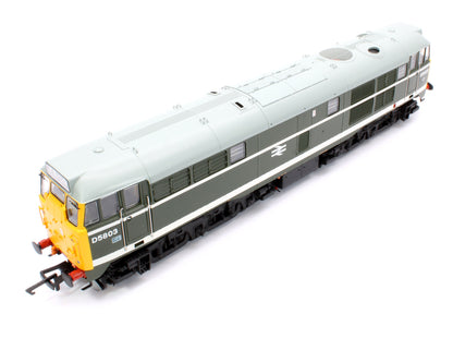 Pre-Owned Class 31 No. D5803 BR Green Full Yellow Ends BR Arrows Diesel Locomotive (DCC Sound)