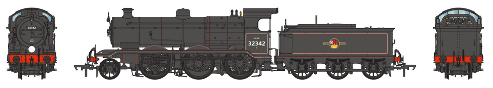 Sonic Models S4102-10 LB&SCR K Class 2-6-0 BR Black Late – Rails