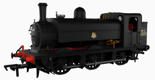 LNER J52/2 No.2 BR Unlined Black Early Crest (Departmental Use) Steam Tank Locomotive