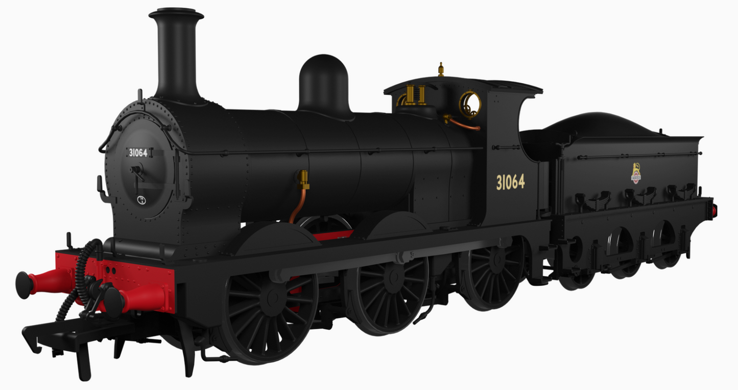 SECR O1 No.31064 British Railways Early Crest Unlined Black Steam Locomotive - DCC Sound