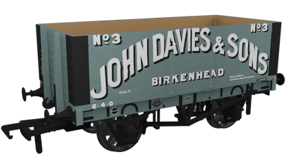 7 Plank 1907 Private Owner Wagon John Davies & Sons No.3