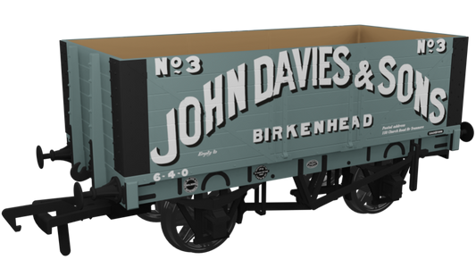 7 Plank 1907 Private Owner Wagon John Davies & Sons No.3