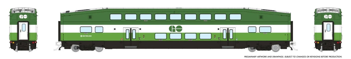 1110047 HO CEM BiLevel Commuter Car: GO Transit/MX: Coach #4035