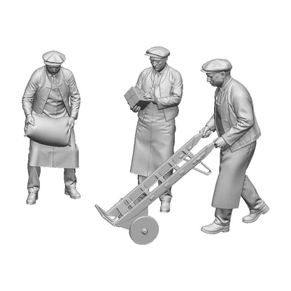11107-043 O Gauge Goods Yard Workers