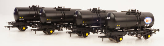 35t ‘B Tank’ ESSO Black (Logo Only) No.3555/3556/3575/3578 4-Pack