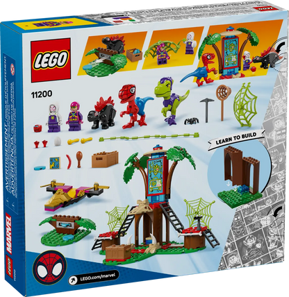 11200 Lego Marvel Spidey and Gobby's Raptor Battle at Tree House HQ - 11200