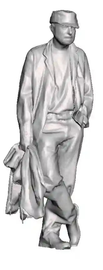 OO Gauge Railway & Lineside - BR Loco Crew with jacket