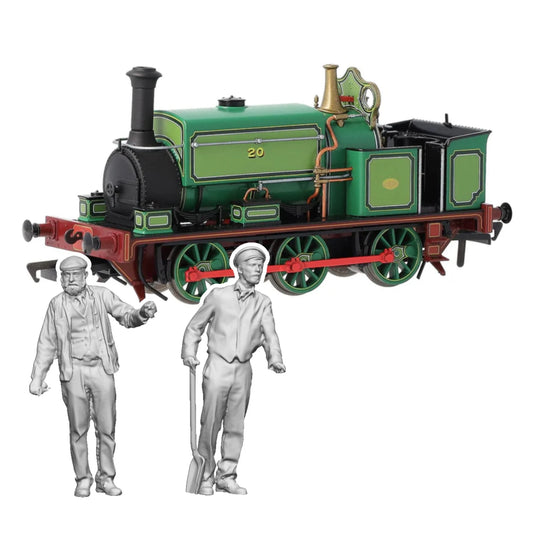 11416-076 OO Gauge Manning Wardle L Class Early Crew
