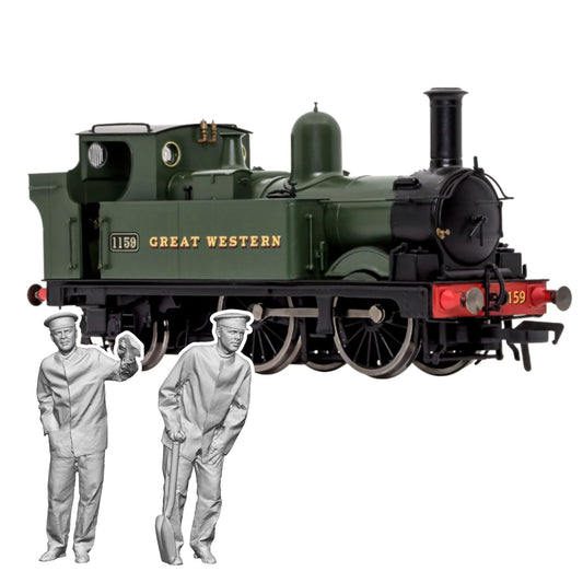 11425-076 1:76 Scale GWR 517 Class Grouping Crew