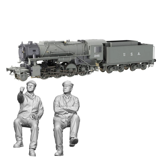 11430-S160 1:76 Scale S160 GWR/LMS/LNER/SR Crew