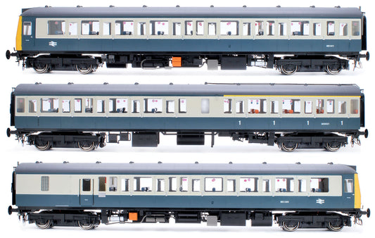 Class 117 BR Blue/Grey 3 Car DMU