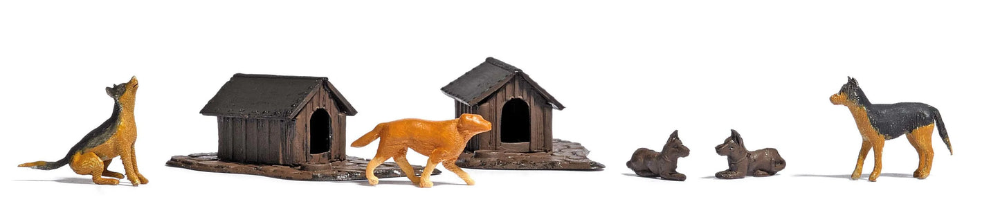 BUS1197 HO Dogs and Dog houses