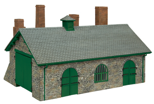 Narrow Gauge Blacksmith's and Wagon Workshop Green