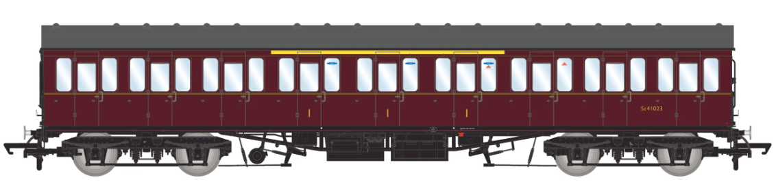 BR Mk1 57' Non-Gangway Coach - C - Sc41023