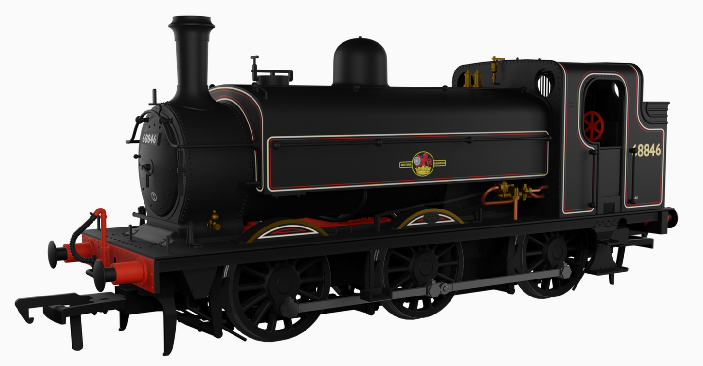 LNER J52/2 No.68846 BR Lined Black Late Crest Steam Tank Locomotive