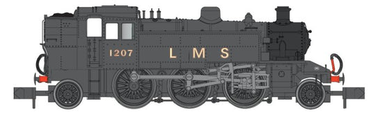 Ivatt 2-6-2T 1207 LMS Unlined Black