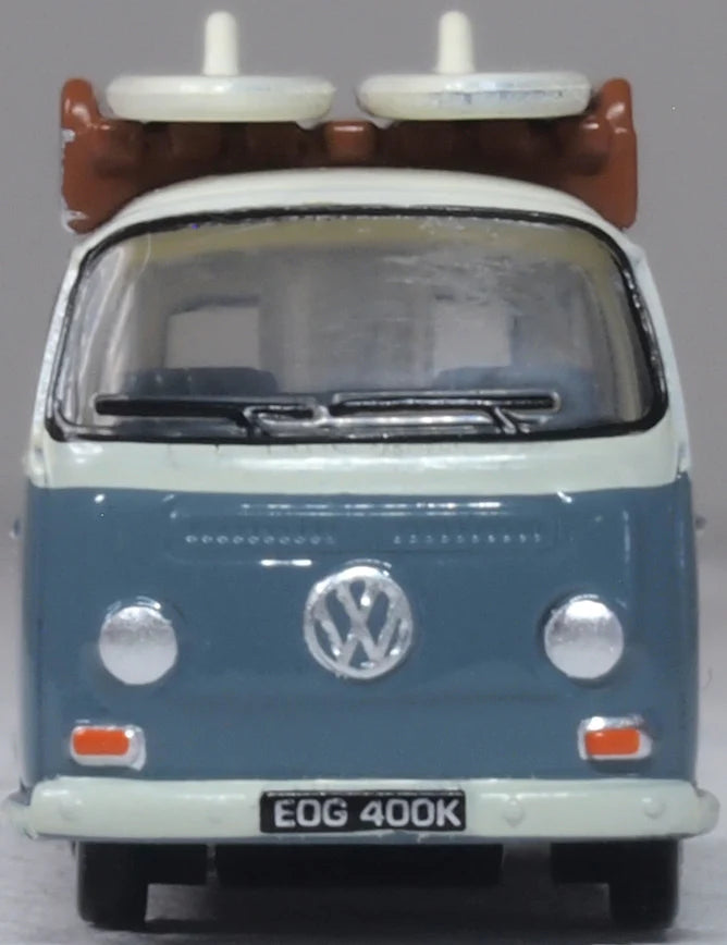 VW Bay Window T2 Bus/Surfboards Fiord Blue/Arcona White