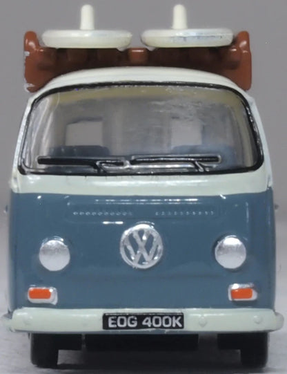 VW Bay Window T2 Bus/Surfboards Fiord Blue/Arcona White