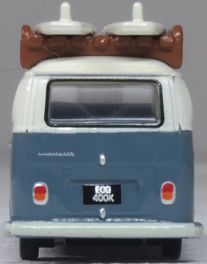 VW Bay Window T2 Bus/Surfboards Fiord Blue/Arcona White