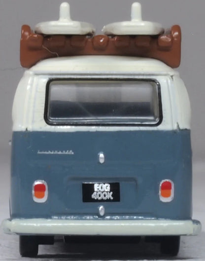 VW Bay Window T2 Bus/Surfboards Fiord Blue/Arcona White