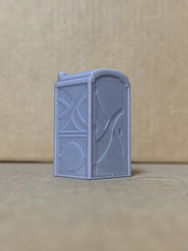 OO Gauge Portable Toilets (Pack of 2) - Unpainted