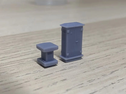 OO Gauge Point Heaters (Pack of 6) - Unpainted