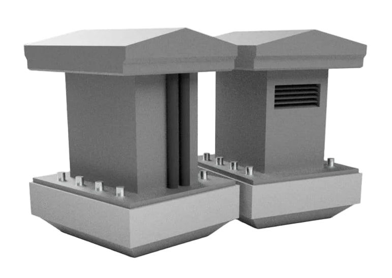 OO Gauge Point Heaters (Pack of 6) - Unpainted