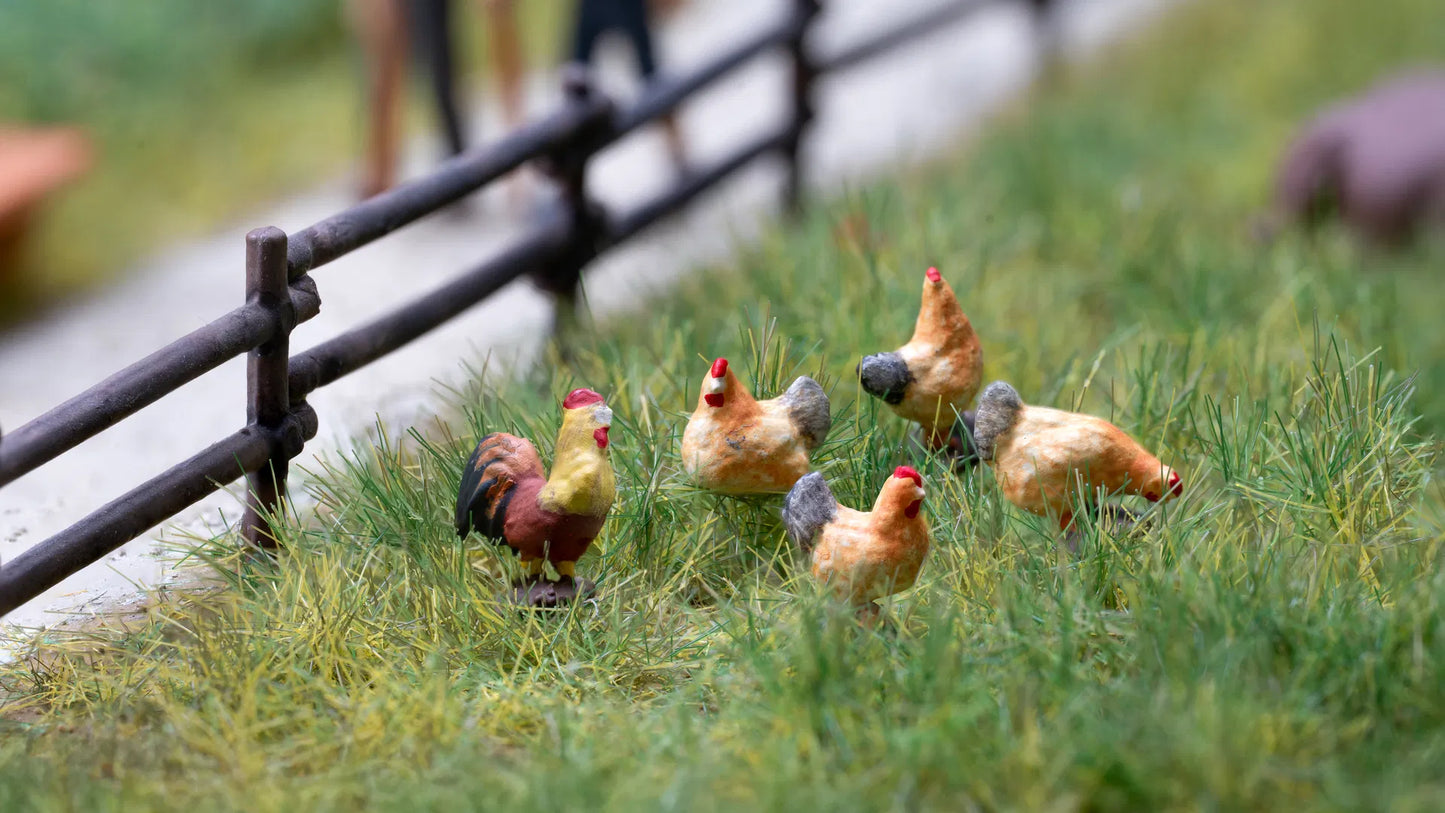 N12965 Chickens & Rooster Sound Scenes 2.0 Module - N Scale