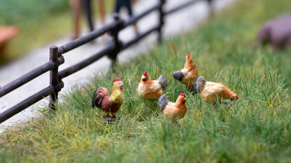 N12965 Chickens & Rooster Sound Scenes 2.0 Module - N Scale