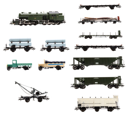 Pre-Owned 26960 Bavarian Freight Train Pack - includes Class BR 96 0-8-8-0T and 12 assorted wagons of the DRG - Marklin Digital