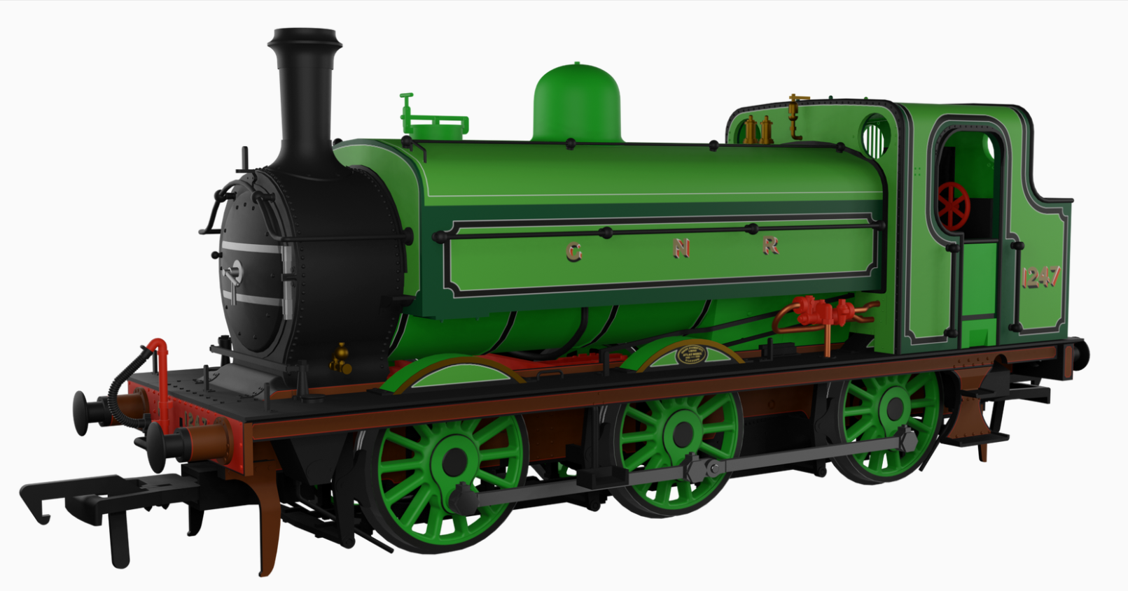 J13 Engine Rapido Trains UK 958012 GNR J13 No.1247 GNR Green 1960s – Rails