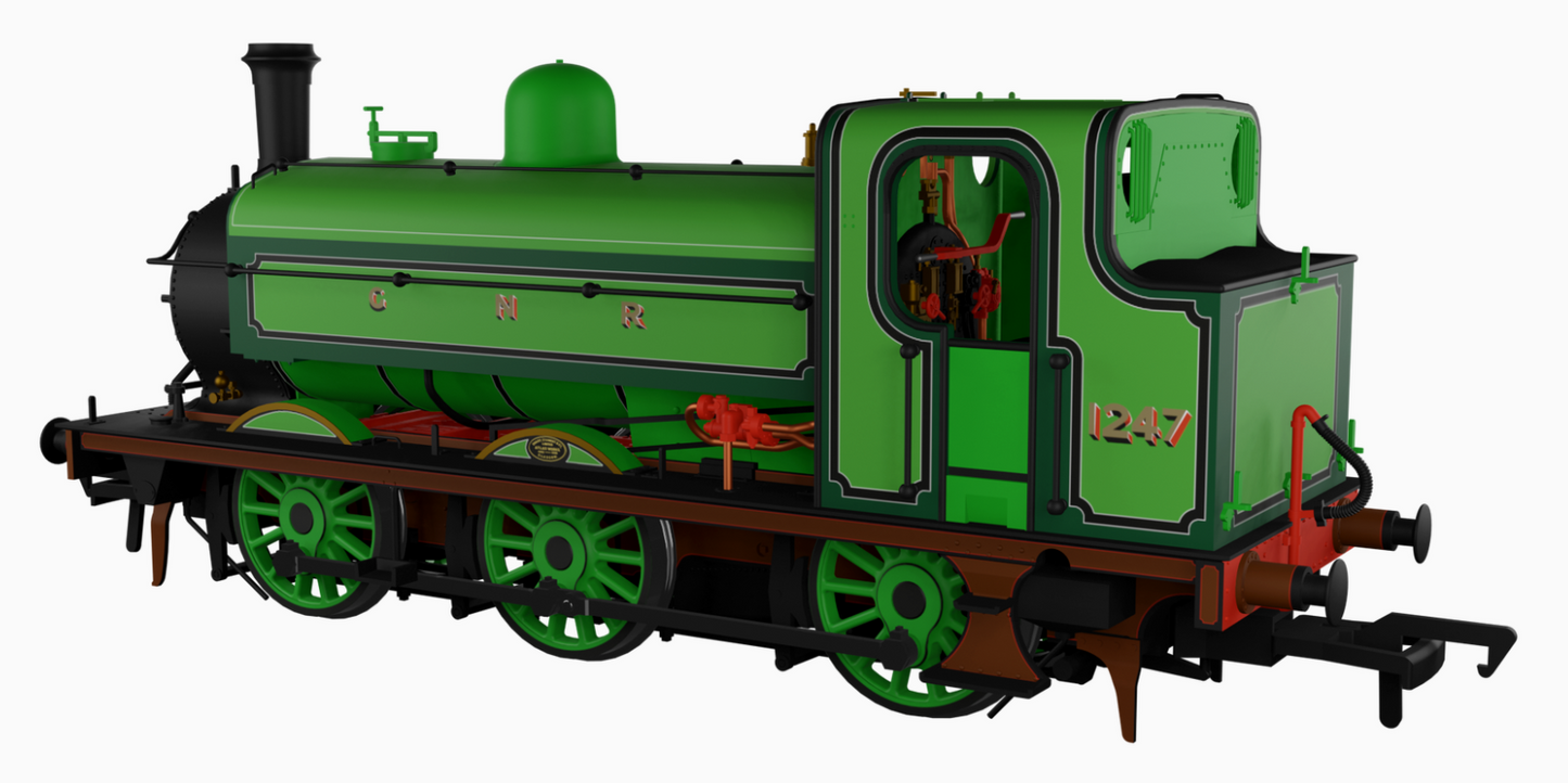 GNR J13 No.1247 GNR Green 1960s Railtour Condition Steam Tank Locomotive - DCC Sound