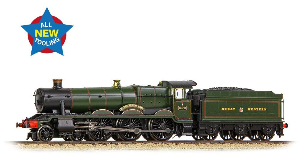 GWR 'Modified Hall' 6960 'Raveningham Hall' GWR Lined Green (GW Crest) Steam Locomotive