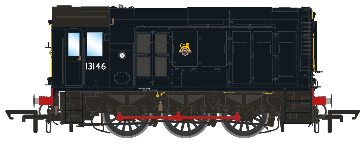 Class 10 BR Black Early Emblem 13146 Diesel Shunter Locomotive