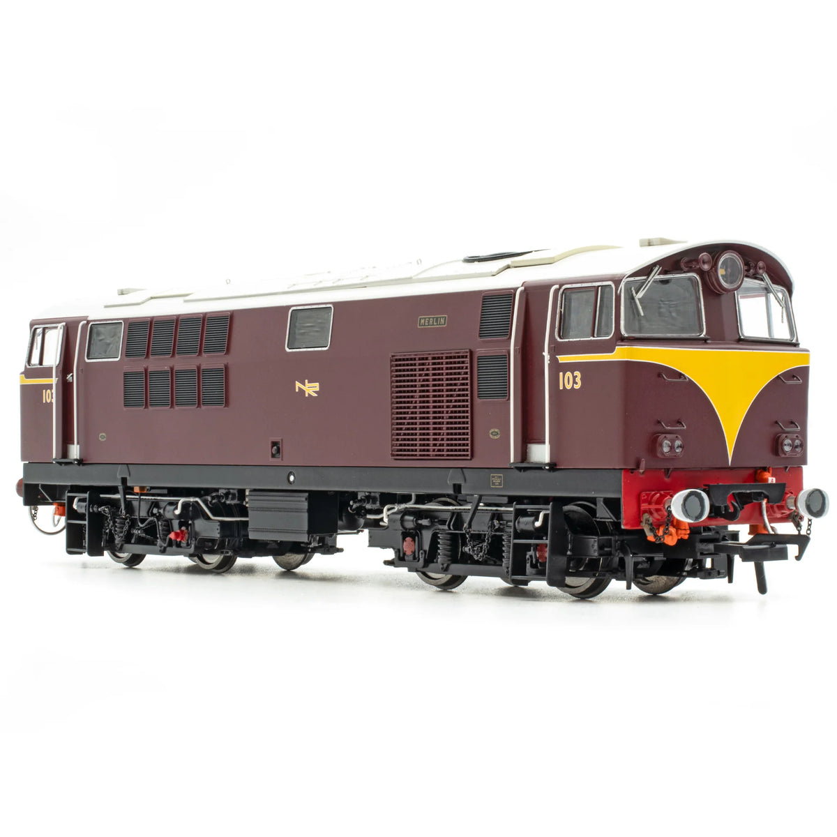 IRM1322 NIR 101 Class Hunslet 103 'Merlin' Maroon (as delivered) Diesel Locomotive