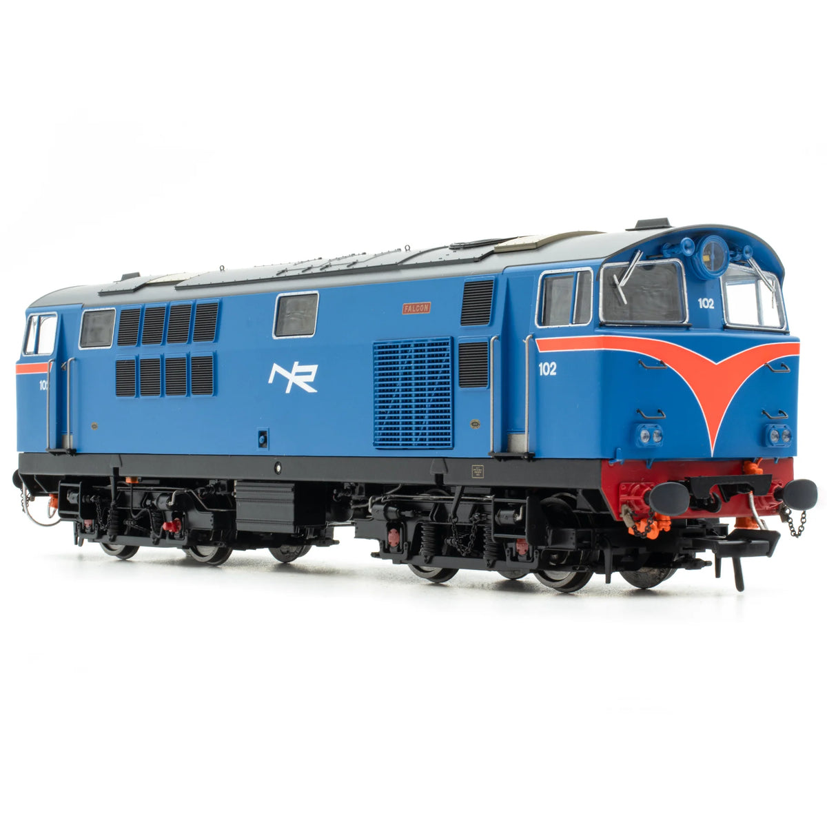 IRM1325 NIR 101 Class Hunslet 102 'Falcon' Blue (red arc) Diesel Locomotive