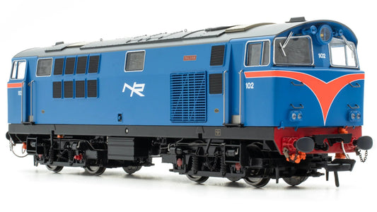 IRM1335-DCC NIR 101 Class Hunslet 102 'Falcon' Blue (red arc) Diesel Locomotive - DCC Sound