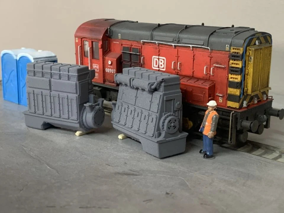 OO Gauge Class 08 Engine (Single Pack) - Unpainted