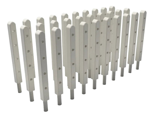 O Gauge Wire Fence Posts (Pack of 30) - Unpainted Model Kit