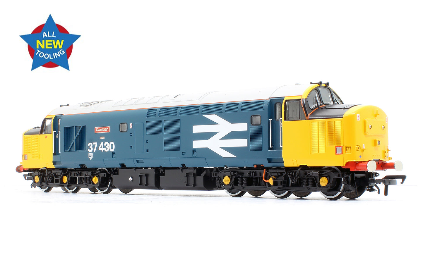 Pre-Owned 35-335 Class 37/4 Refurbished 37430 'Cwmbran' BR Blue Large Logo Diesel Locomotive