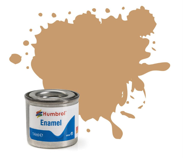 No 94 Brown Yellow Matt Enamel Paint (14ml)