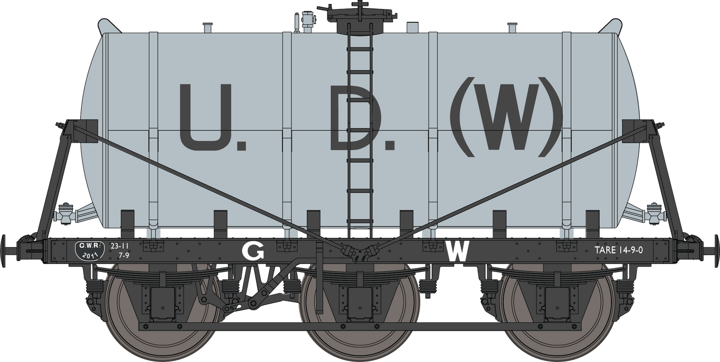 2F-031-030 6 Wheel Milk Tanker United Dairies Wholesale (UDW) 2011