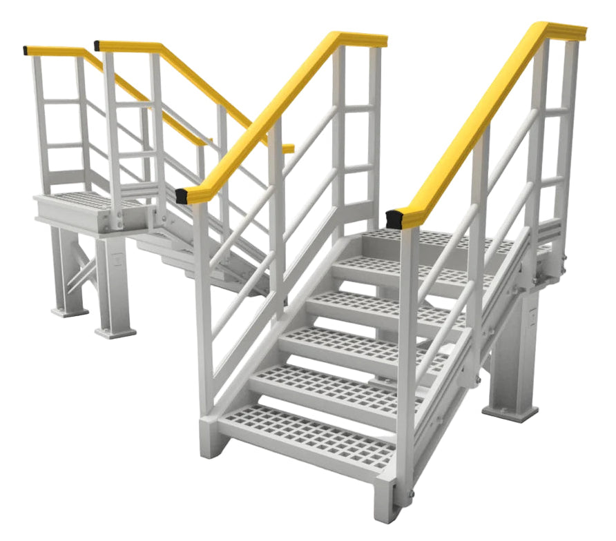 OO Gauge Access Steps (Pack of 2) - Unpainted