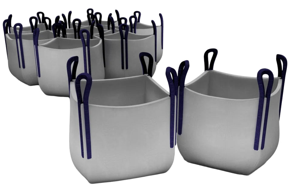 OO Gauge One Tonne Bags (Pack of 9) - Unpainted