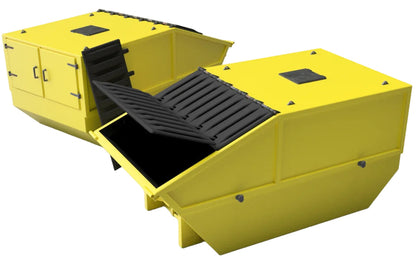 OO Gauge Enclosed Skips (Single Pack) - Unpainted