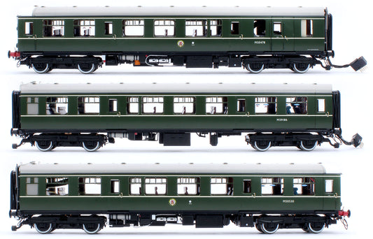 Class 104 3 Car DMU M50478/M59186/M50530 BR Green (Speed Whiskers and Coaching Stock roundel)